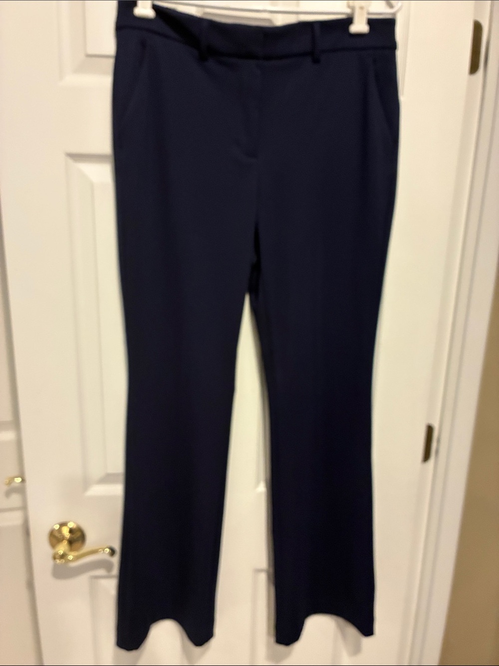 Vera Wang size 12 Classic Women's Navy Straight-Leg Dress Pants